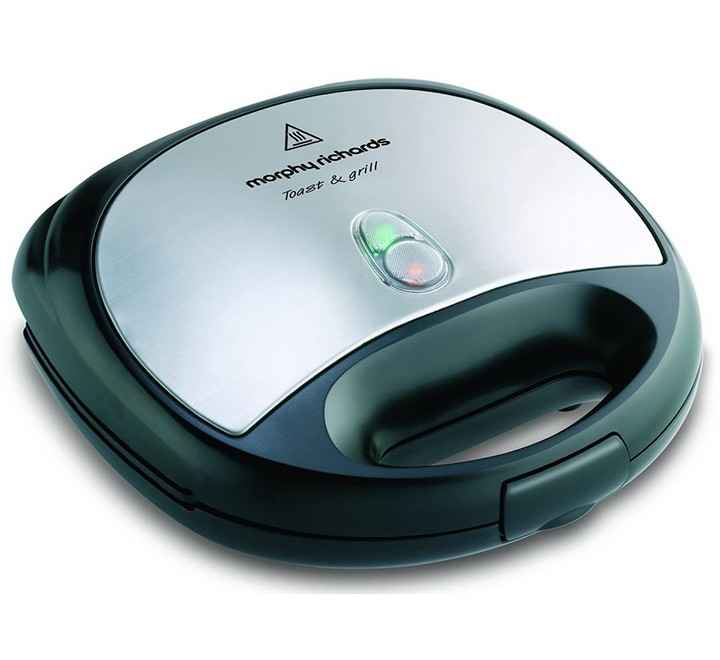 Morphy Richards SW/M 3006 750-Watt Sandwich Maker (Silver and Black)